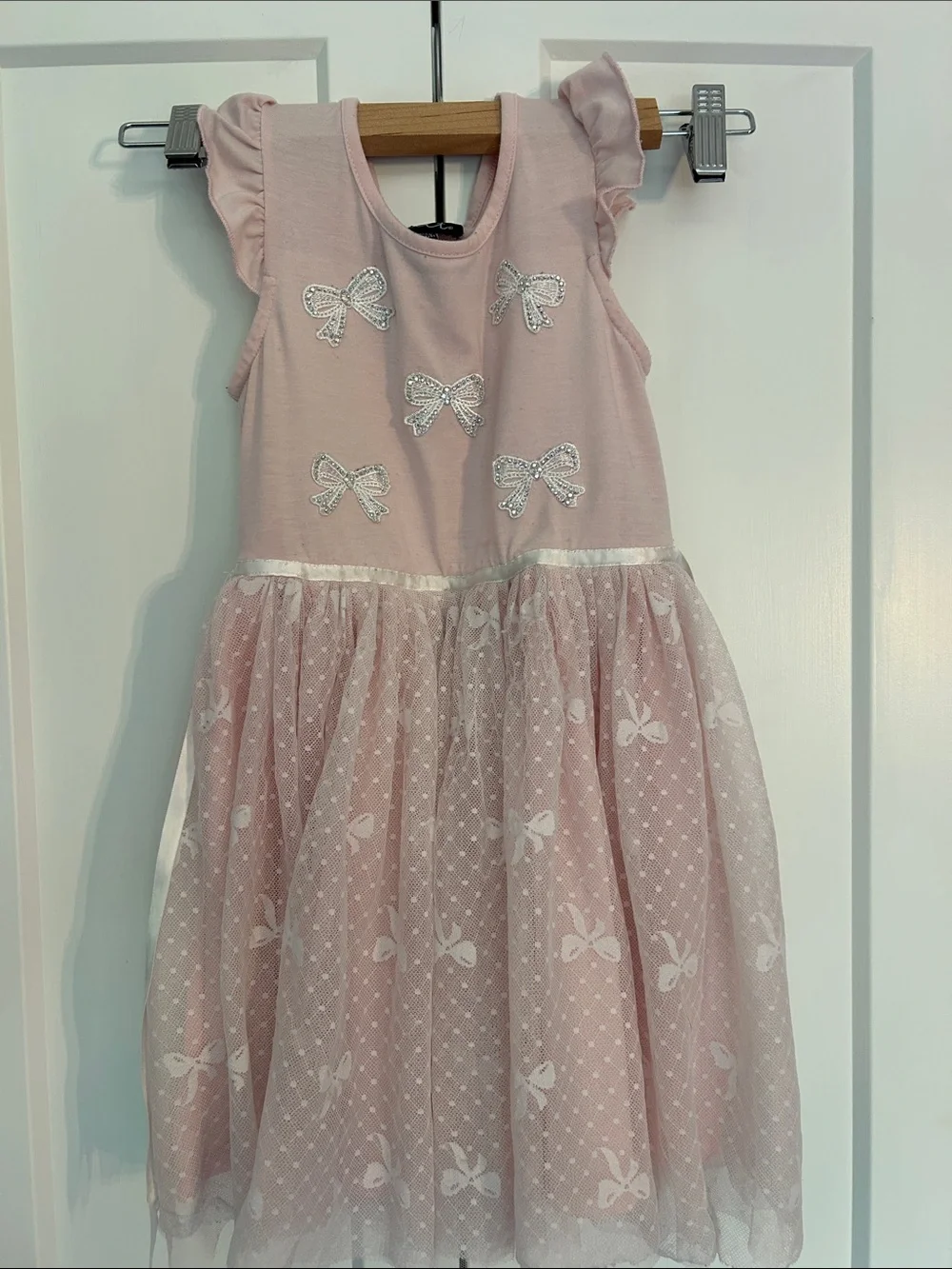 Girls Navy with Light Pink and White Stripes dress bundle